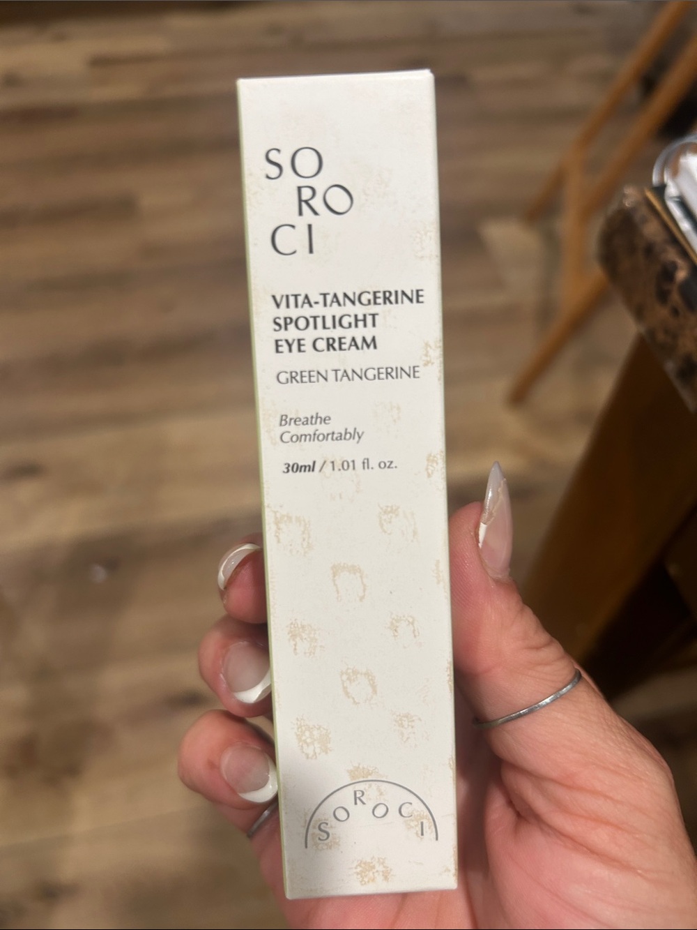 Vita-Tangerine Spotlight Eye Cream — Green Tint